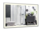 Preview: KNEBEL Infrared LED-Mirror-Heating PowerSun 500W - Mirror Chrome