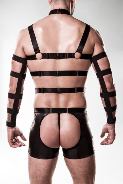 GREY VELVET Harness-Set MEN